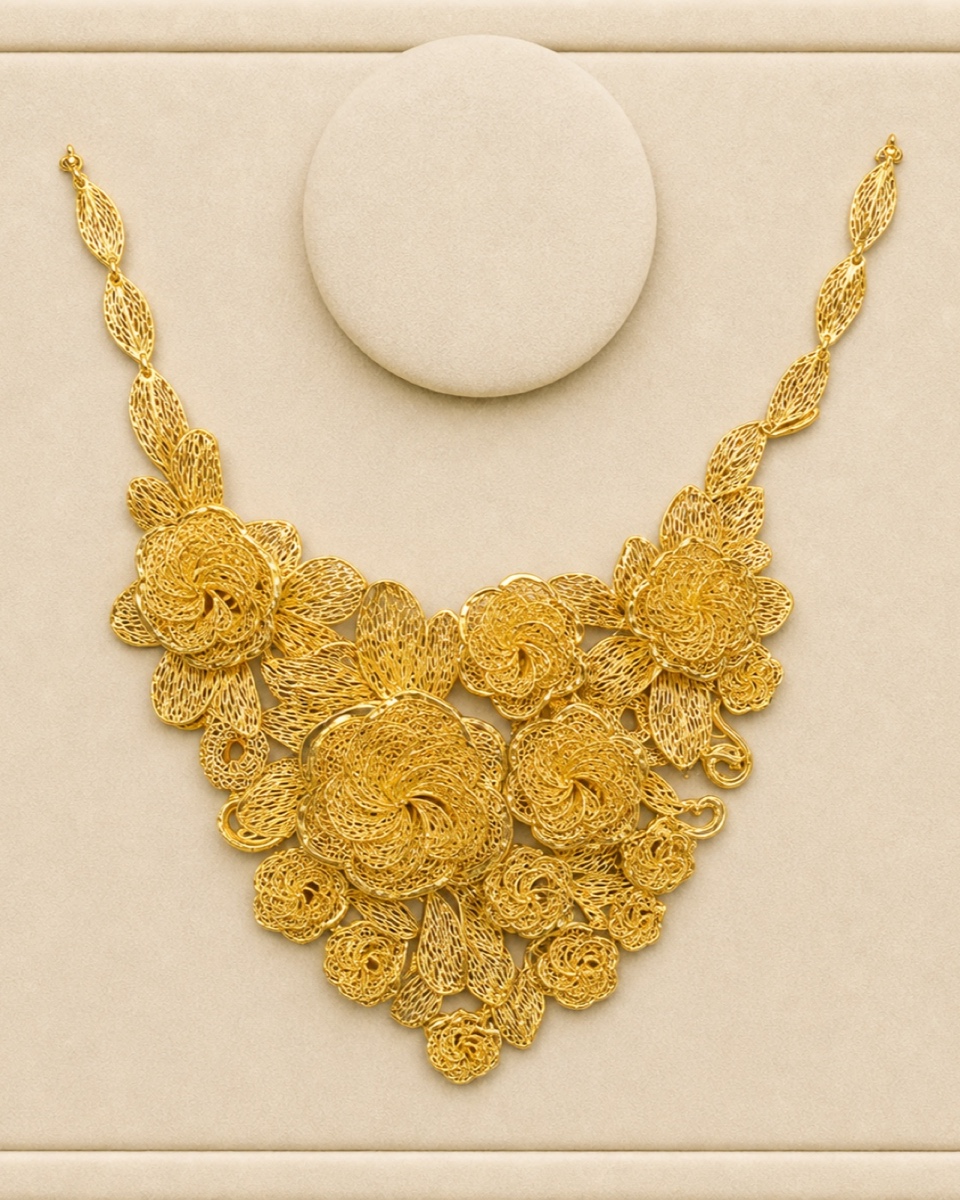 Style reference · Rose cluster collar