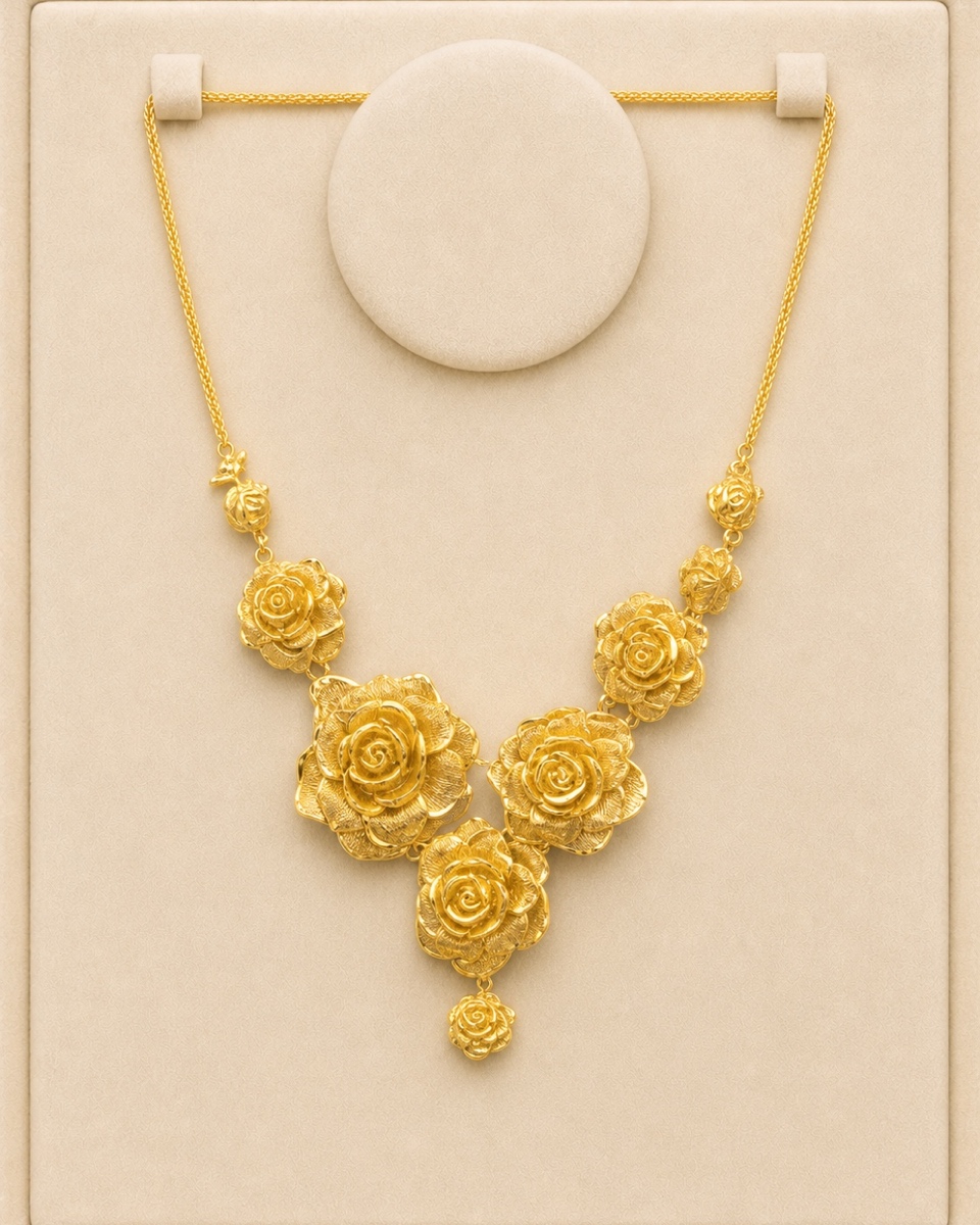 Style reference · Rose cluster necklace